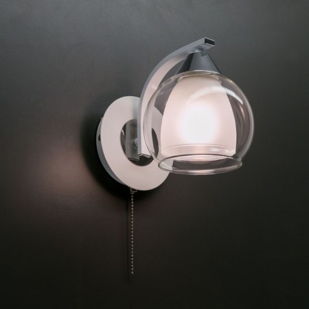 Sconces Citilux "Christie" CL152310, 12x20 cm, 1x75W, e27, white color-2