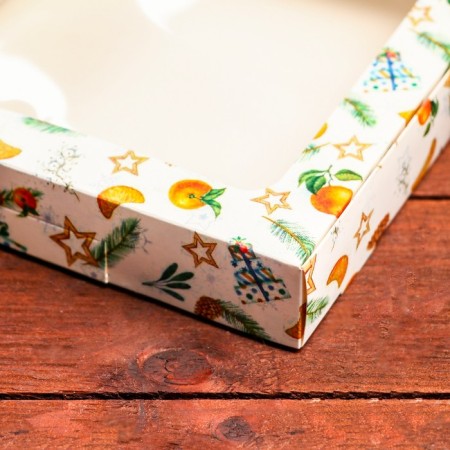 Self -assembly box "New Year's mood", 16 x 16 x 3 cm-3