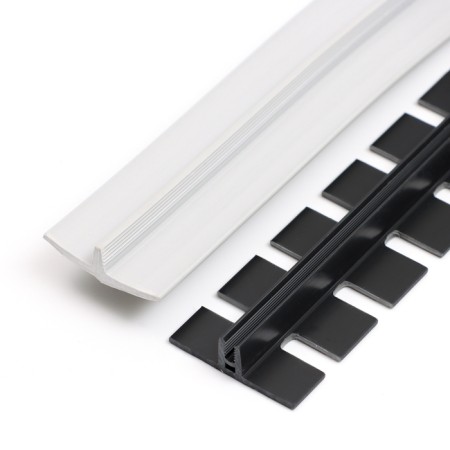 Flexible threshold with fastener Smartprofile BR 410 oak grace, 3 m-3