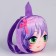 Baby backpack for anime girl, plush, purple color