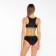 Separate swimsuit, black/light green color, size 42