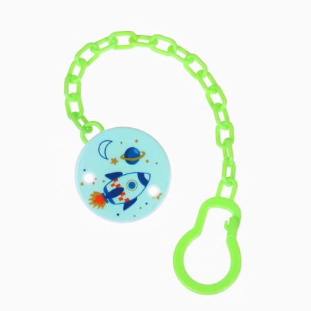 Dummy orthodontist., With a cap and a holder, from 0 months, the color is green / blue-12