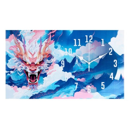 Carty clock wall "Dragon", silent, 35 x 60 cm, aa-1