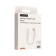 Lightning adapter on Jack 3.5, music + headset, bt, white