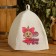 Bath cap with a children's print "Best daughter", white