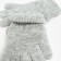 Gloves female, light gray, size 18