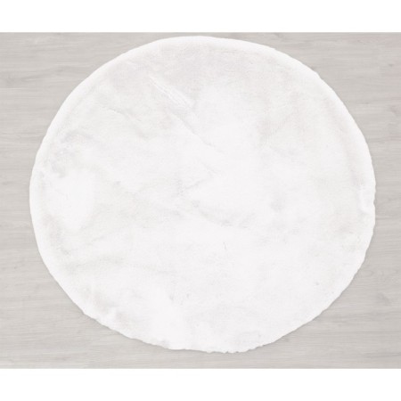Plush mat Sofi de Marko, size 100x100 cm, white color-1