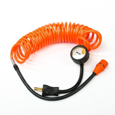 Car compressor "Aggressor" AGR-50, Metal, 12V, 280W, performance 50 l/min, adapters for pumping boats, LED LEAD, BART-4