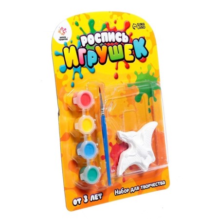 Set for creativity "painting toys from gypsum", Dino Mix-4