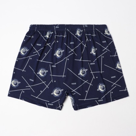 Panties men's boxers, dark blue color/planets, size 56-2