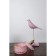 Casket Glass "Rombs and Dome" Pink with gold 11x8.5x8.5 cm