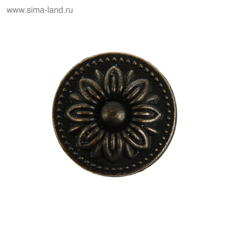 Handle button tundra Vintage 004, bronze color, 8 pcs TMP-2