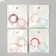 Carabiner Metal "Ring. Insert" mix 3.6x3.6 cm