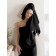 Set of terry towels Black, size 30x50 cm, 50x90 cm, 70x140 cm