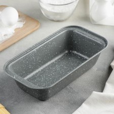 Elin marble baking form, 25 × 13 × 6 cm, anti -stick coating, color gray color