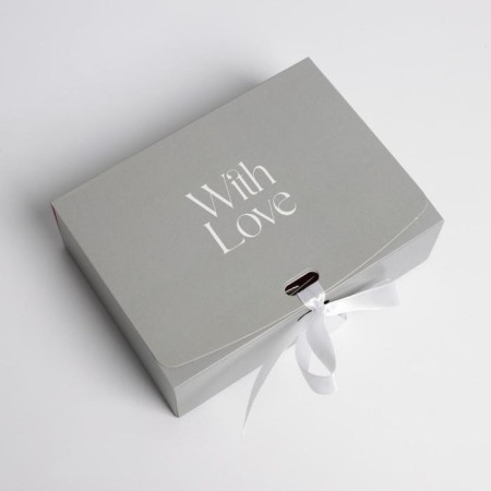 Bearbox Gift Bilateral folding, packaging, "Texture", 16.5 x 12.5 x 5 cm-3