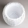 Decorative pitch "Shar", 19.5x18.5 cm, 3 l, white