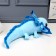 Soft toy "Axolotl", 45 cm, blue color