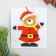 Set for creativity - create a Christmas tree decoration from the felt "New Year's bear"