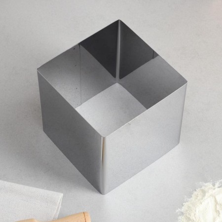 Baking and calculation form "Square", H-14 cm, 14 x 14 cm-1