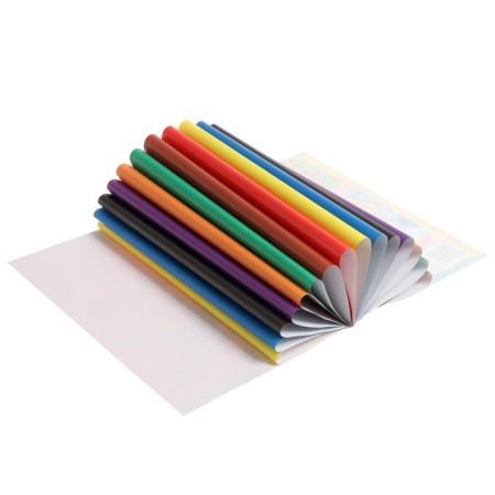 Color A4 paper, 16 sheets, 8 colors "breeze", coated, on the bracket-2