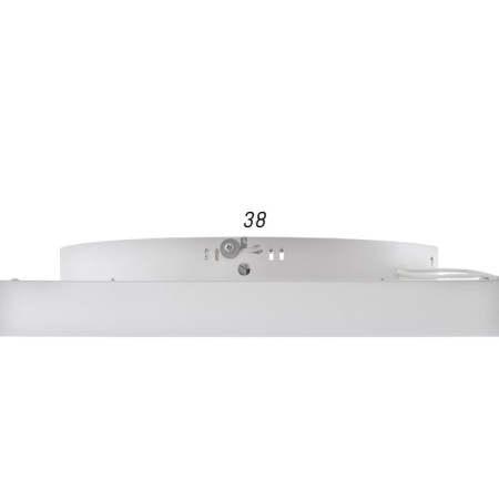 Lamp with DNO 1887/1 LED 89W Dimmer white 46x46x7 cm Bayerlux-6