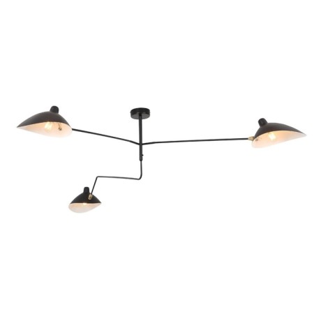 Ceiling Ceiling ST LUCE. SL305.402.03. SPRUZZO. 3x60 watts, E27, 110x110x65 cm, black color-5