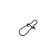 Carabiner Namazu Pro Nice Snap, Carbon color, p. 0, test-14 kg, packaging 10 pcs..
