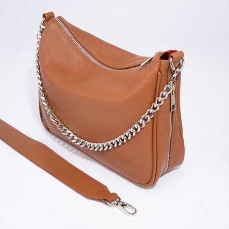 Women's bag Miss Bag with a zipper, external pocket, redhead-6