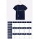 T-shirt for a boy, height 98 cm, dark blue color