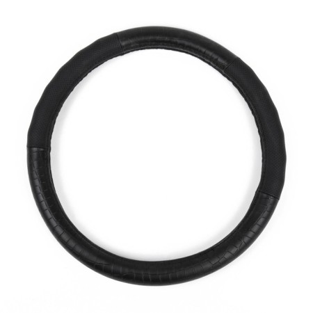 Avs GL-940M-B steering wheel, genuine leather, size m, black