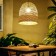 Ceiling Lamp from Rotan "Tri" 1x120W, E27, 35x35x43 cm