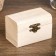 Casket wood for painting rectangle "nut" 9x5x6 cm