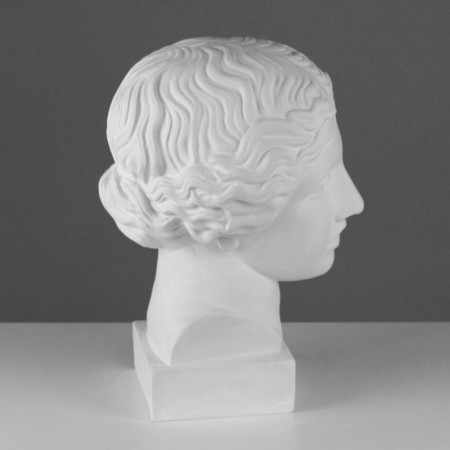 Гипсовая фигура Голова Амазонки, 22 х 25 х 38 см-1