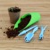 Set of planting tools, 4 items: scapula, fork, cone, glass, color mix, Greengo