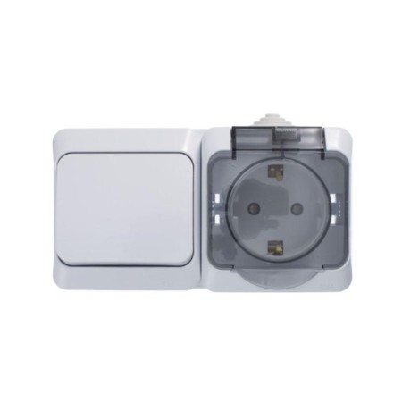 Block, OP, Study Sche BPA16-241B, 1 key, euro-zoom, IP44, white color