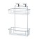 Shelf in the bathroom straight, 27 x 15 x 37 cm, self -adhesive, chromium color, EF256