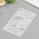 Stencil of background plastic "Language" 12x20 cm