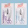 Manicure set, 5 items, on a blister, color mix