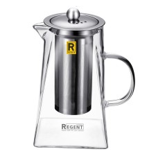 Know -bearing teapot Regent Inox Franco, with a strainer, 0.9 liters