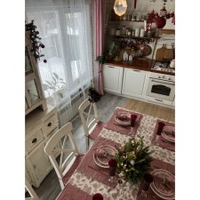 Скатерть Nordic holiday, размер 150х220 см, цвет бежевый