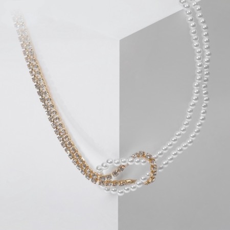 Note "Knot" ball No. 2, white color in gold, l = 32 cm-2