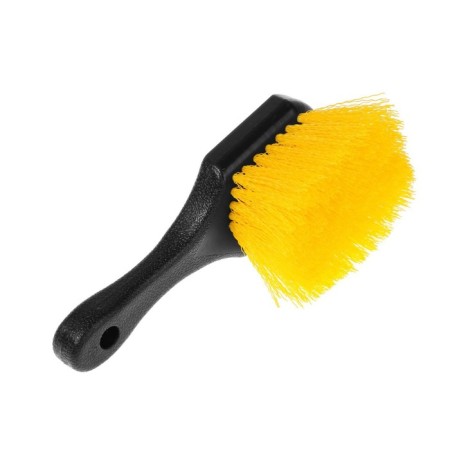 Wheel washing brush, soft pile 21 cm, yellow-3