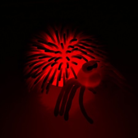 Hedgehog "tick" light, color mix-3