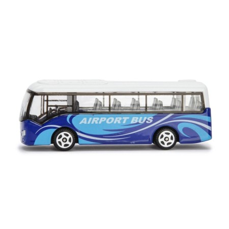 Metal bus "Intercity", scale 1:64, blue color-2