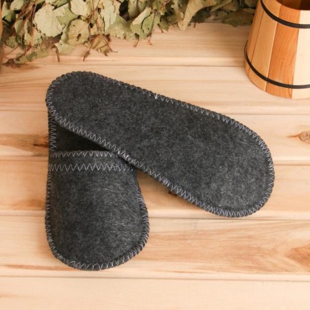 Set of bath "Male" portfolio 5 items, gray, with embroidery-10