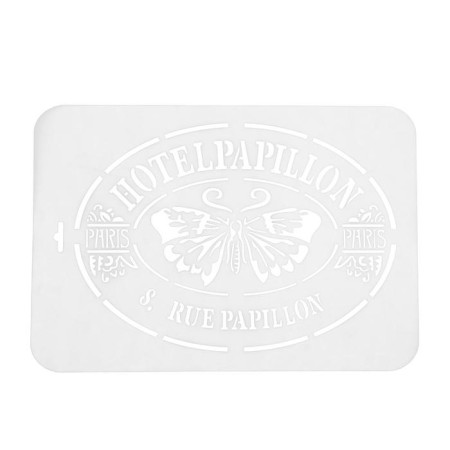 Plastic stencil "Hotelpapillon" 22x31 cm-3