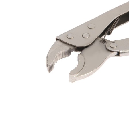 Manual tundra clamp, semicircular capture, with a latch, 180 mm-2
