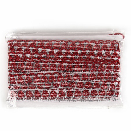 Braid braid red-white in a roll 20 meters-2