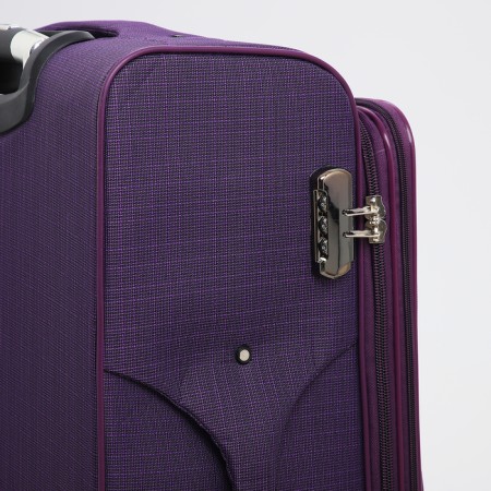 Big suitcase 28 ", a lightning department, code castle, 3 wheels, 2 external pockets, purple color-6